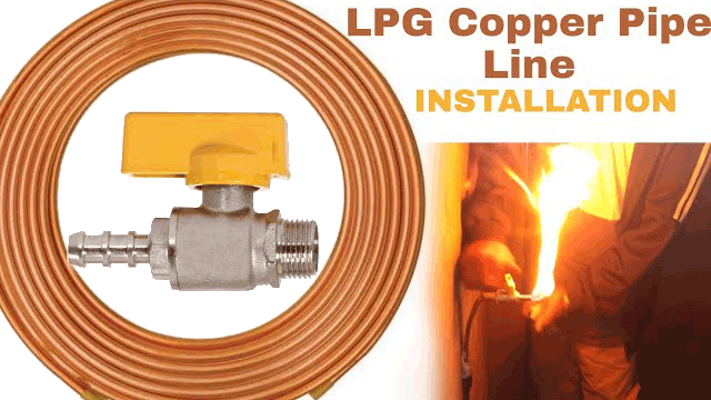 LPG Copper Pipeline Installation